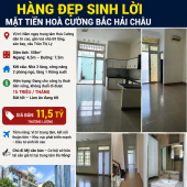 NHÀ MẶT TIỀN HÒA CƯỜNG BẮC HẢI CHÂU – ĐANG THUÊ 15 TRIỆU/THÁNG